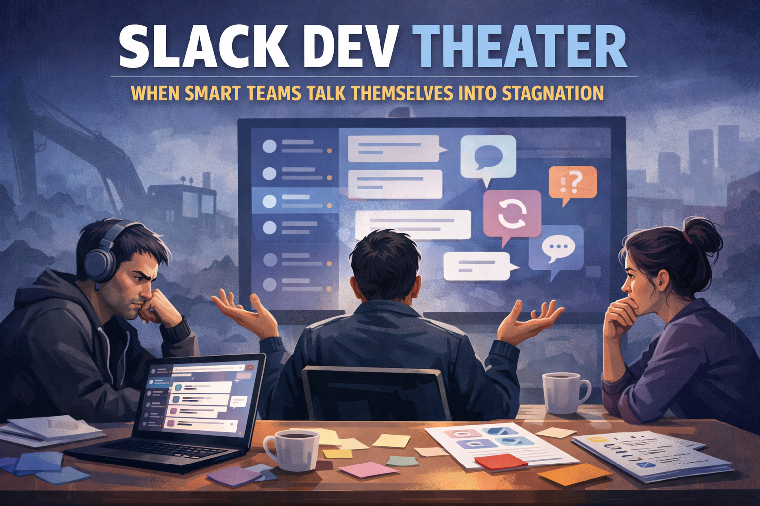 Slack Dev Theater illustration