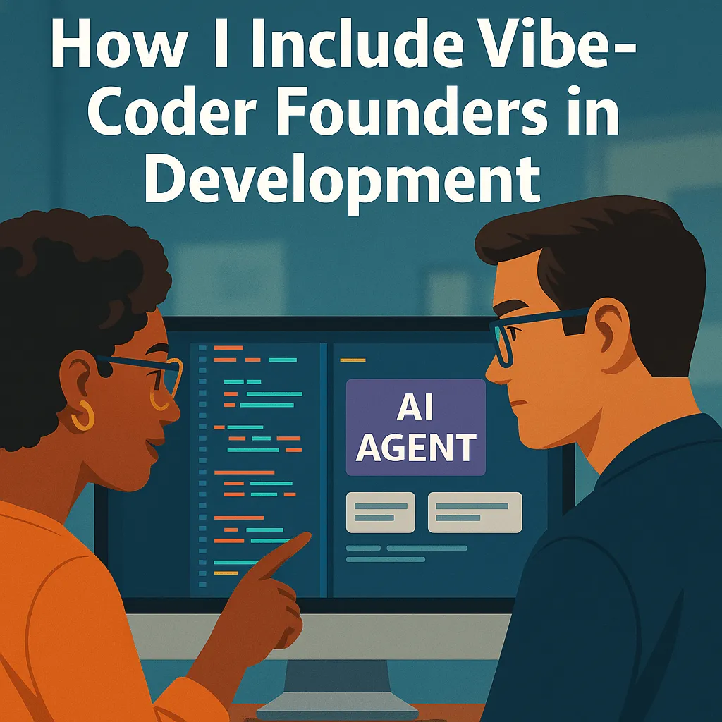 How I Include Vibe‑Coder Founders in Development